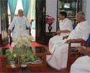 M’lore: Kerala minister K C Joseph meets Bishop Dr Aloysius